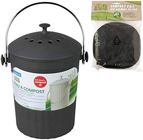 Compost Bucket with Carbon Filters