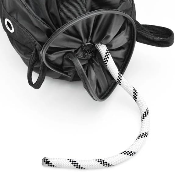 Tube Lightweight Rope Storage Bag, 17L Nylon Rope Organizer with Rigid Opening and Tie-in Loops for Efficient Handling and Storage