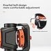 Fotopro Field Monitor Mount with Cold Shoe Adjustable Camera Monitor Mount Holder Tilt 180 Degree and Swivel 360 Degree for 5/7 inch Video Monitor Orange