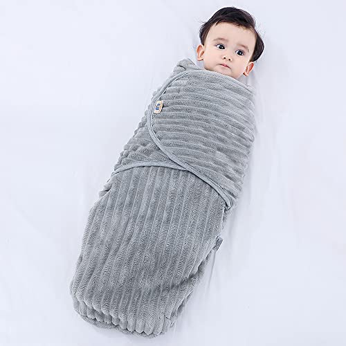 Bluesnail 3-6 Month Swaddle, Newborn Swaddle, (S,0-3 Months, Light Gray) #TOP6