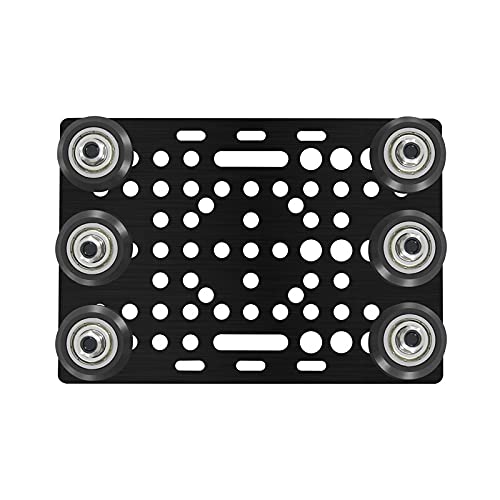 Lysee 3D Printer Parts & Accessories - Sliding Platform 3D Printer Accessories European Standard Aluminum Profile Gantry Plate 20-80mm Pulley - (Size: 20-80mm, Color: 1 Gantry Plate)