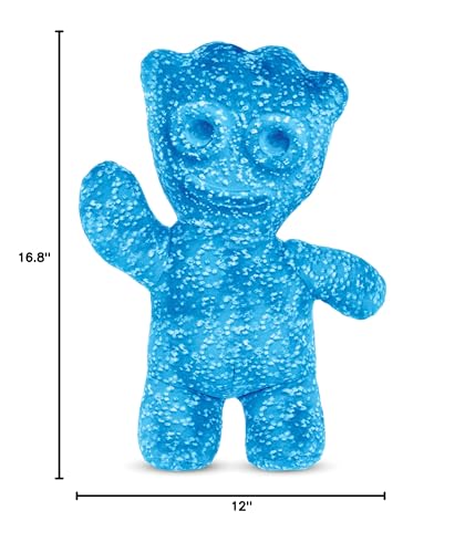 iscream Sour Patch Kids Embossed 8.5\" x 6.25\" Candy Character Mini Pillow, Blue