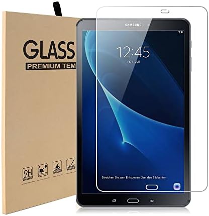 MadeRy [2 Pack] Screen Protector for Samsung Galaxy Tab A 10.1 inch (SM-T580/T581/T585), Clear High Definition Tempered Glass Film Compatible with Galaxy Tab A 10.1 inch (2018/2016)
