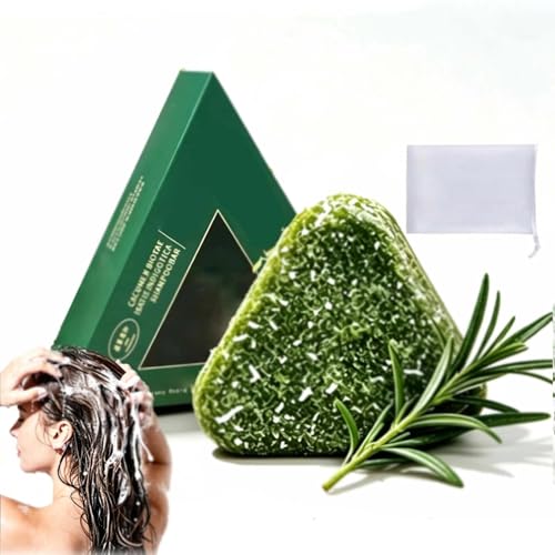 Rosemary & Amino Acids Shampoo Bar for Hair Growth, Anti-Thinning & Scalp Revival with Bubble Net (1 pc)