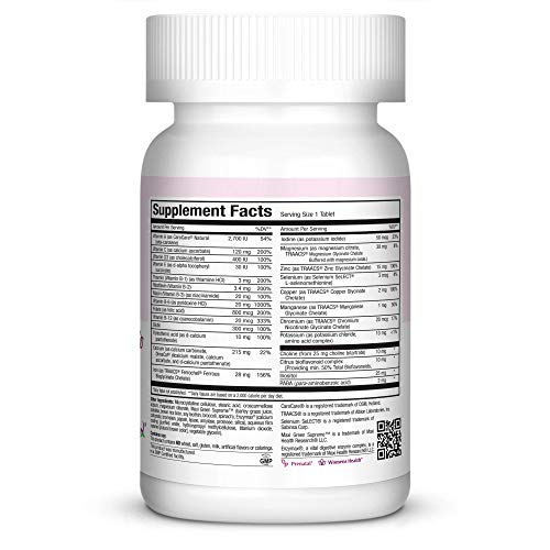 Maxi Health One Prenatal - Womens Prenatal Vitamins With Iron - Enhanced Absorption & Bioavailability - Daily Multivitamin For Women - Multi Vitamin & Mineral Supplement For Adults - 60 Capsules #TOP1
