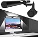 Produktbild OOWOLF Computer Monitor Lampe, Duale Lichts Original Design USB Bildschirmlampe, e-Reading Lampe 41cm stufenlos dimmbare Helligkeiten 3 Farbton, Augenpflege, Kein Bildschirm Blendung Flimmern