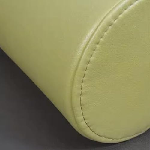 Miniatura 5 de Almohada redonda de tela suave para dormir, almohada cilíndrica larga, cojín de cintura, cuello cervical, almohada para reposar rodillas (blanco,