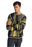 Carlo Colucci Edizione Jaquard Pullover, Cocciardi, Schwarz, L