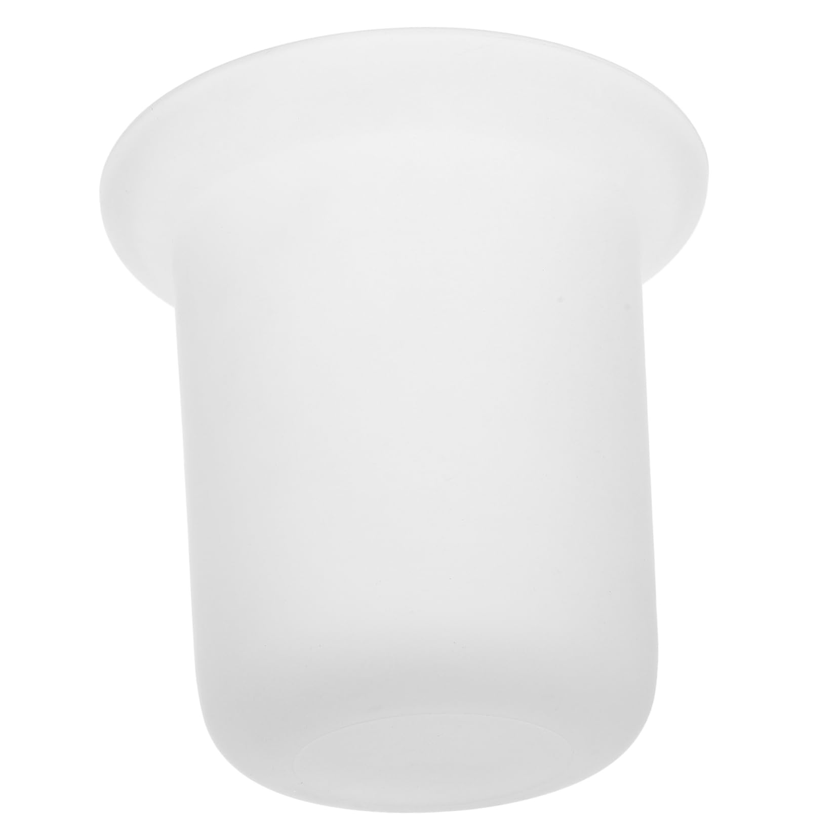 Gobelet en verre dépoli et brosse toilette COLLBATH au design mural minimaliste