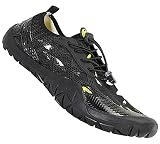  Gaatpot Escarpines de Surf para Mujer Hombre Zapatos de Playa Zapatos de Agua Barefoot Deporte Secado Rápido Yoga Aptitud Aire Libre Negro 42EU
