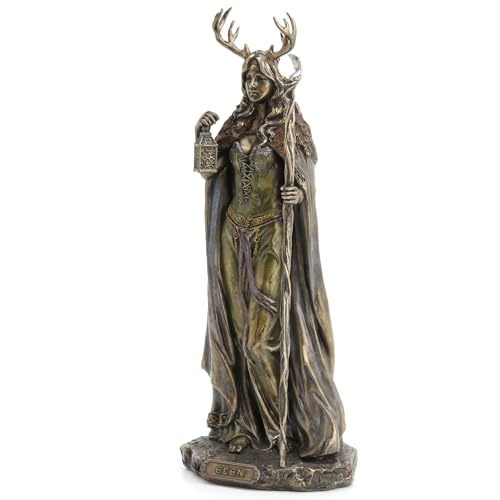 Estatua de Elen of The Ways Diosa del Bosque con cuernos miniatura 2