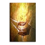 Jesus Christ Washing A Persons Feet Canvas Art Poster And Wall Art Picture Print Modern Family Bedroom Decor Posters 08x12inch(20x30cm)