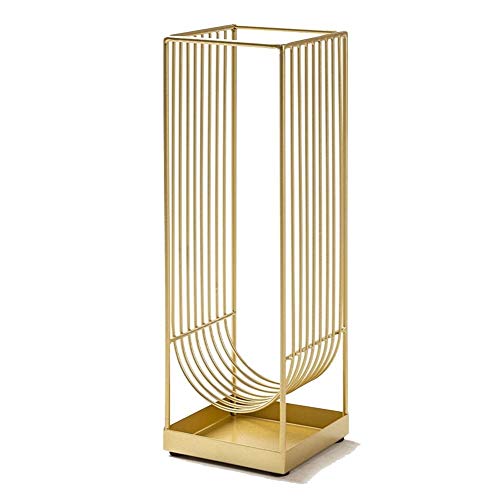 Portaombrelli In Metallo Nero Autoportante - Design Cavo Per Asciugatura, 42x16.5x16.5 Cm, Per Ingresso - Foto 3