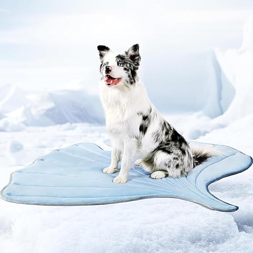 Tapis de refroidissement pour chats antidérapant et lavable en machine