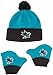 OTS NHL Unisex-Baby NHL Infant Pow Pow Knit Cap & Mittens Set