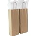 Saybrook Products Kraft Paper Wine Bags with Handles & Tissue Paper, Bulk 50 Pack. Premium Quality, 100% Recycled, Eco-Friendly, Reusable. Made in USA.5½ x 3¼ x13 inches. Brown