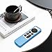 Fintie Protective Case for Apple TV Siri Remote 2021 2022 - Honey Comb Lightweight Anti Slip Shockproof Silicone Cover for Apple TV 4K / HD Siri Remote Controller (2nd Gen / 3rd Gen), Sky Blue-Glow