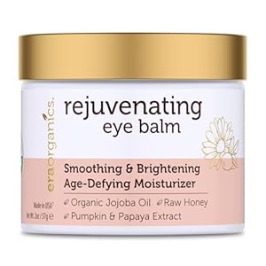USDA Organic Eye Moisturizer Cream – Rejuvenating and Nourishing Age Defying Balm – Natural Ingredients for Sensitive Skin with Jojoba Oil, Argan Oil for Puffiness, Fine Lines Plus More