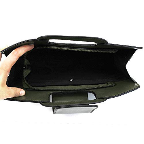 Image of ZLMBAGUS Women Vintage Flap Tote Top Handle Satchel Handbags PU Leather Clutch Purse Shoulder Bag