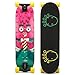 Hignful Skateboard Completo, Trucchi Skateboard Skateboard Principianti Bambini Adolescenti Ragazzi E Ragazze Quattro Ruote Paddleboard Professionale Adulto Doppio Ordito Scooter per Tavola Corta