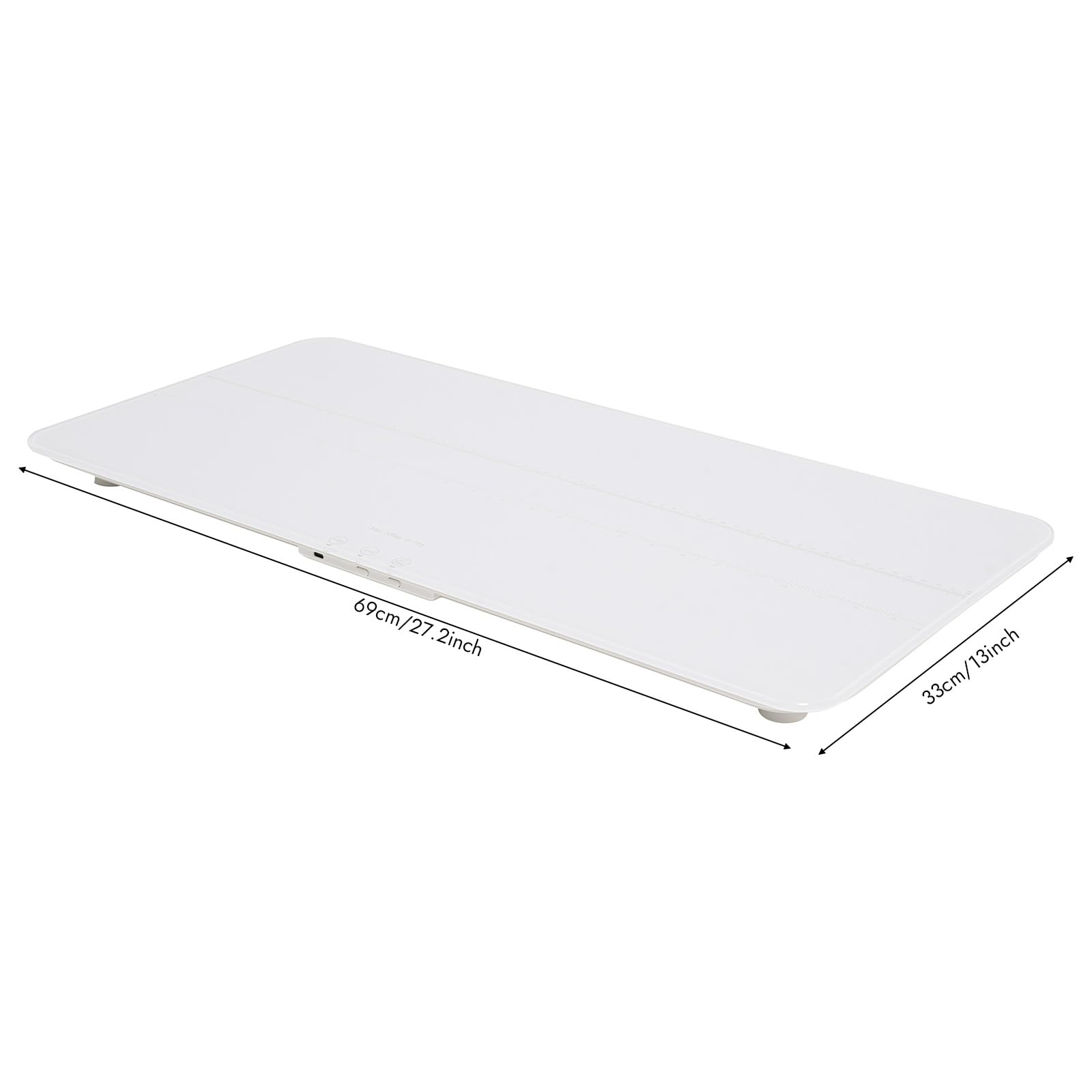 Bilancia digitale per animali domestici per cani e gatti, bilancia per cani fino a 100 kg, versione ricaricabile, 3 modalità di pesatura libbre, kg, h, precisione 10 g, 69 x 33 cm, per uso domestico