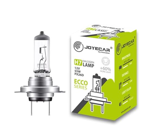 H7 Halojen Far Ampulü, 12V 55W PX26D, %60 Daha Fazla Işık, 1 Adet