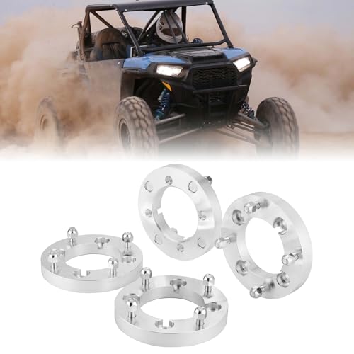 WeiSen 1.0 inch 4x137 to 4x156 Wheel Spacers Adapters Compatible with Can Am Defender Outlander Commander Fit Kawasaki Mule Fit Talon Pioneer with M12x1.5 studs 110mm Center Bore 4pcs