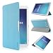 Produktbild iHarbort Hülle kompatibel mit Samsung Galaxy Tab E 9.6 Zoll - Ultra Slim Leder Tasche Hülle Etui Schutzhülle Für Samsung Galaxy Tab E 9.6 Zoll T560 T565 Case Cover Holder (hellblau)