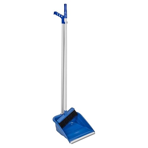 URBNLIVING Long Handled Upright Indoor Plastic Dustpan & Floor Brush Sweeper Cleaning Set