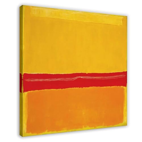 Impression sur toile Mark Rothko n° 5 n°22 cadre 50x50 cm