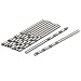 New Lon0167 2.5mm Dia Featured 55mm Length HSS reliable efficacy Straight drill hole Twist Drill Bit Drilling Tool 10pcs(id:7bb 54 00 c1a)