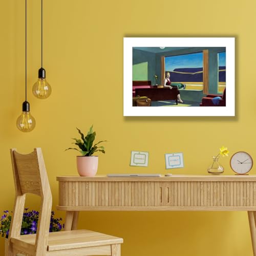 Affiche Western Motel Edward Hopper finition mate premium Spiffing Prints - 2