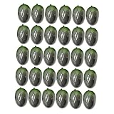 TOYANDONA Aceitunas Artificiales de Espuma 30 Unidades Decoración de Frutas Realista para Fiestas y Fotografía sin Olor Duraderas y Seguras para Adecuado para Hogar y Eventos