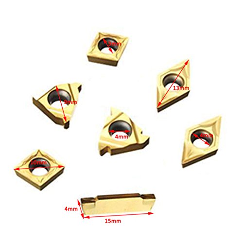 Set 21 piezas porta herramientas y accesorios para torno miniatura 4