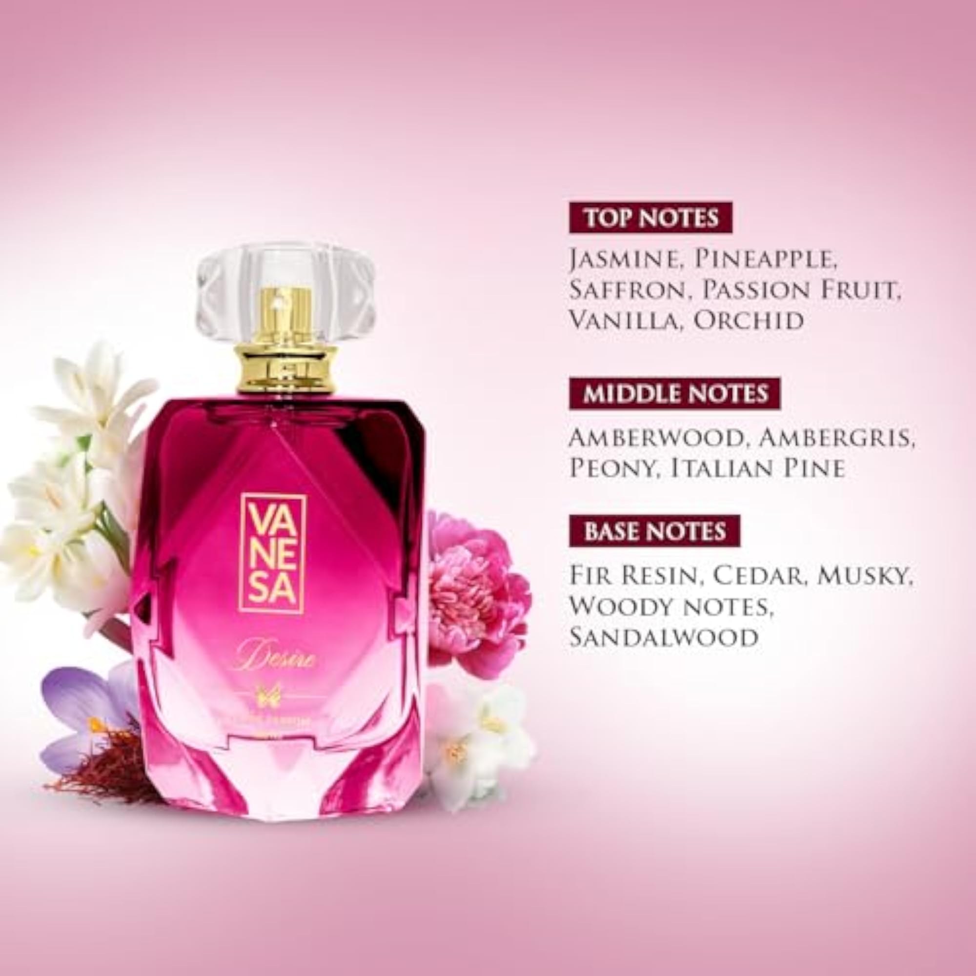Desire Perfume for Women, 100 ML Eau De Parfum