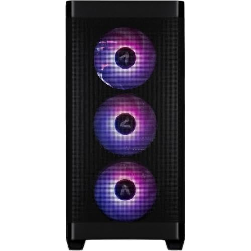Image of Velztorm Pilum Gaming Desktop PC (AMD Ryzen 7 5700X, GeForce RTX 5060, 16GB DDR4, 1TB PCIe SSD, 120mm AIO, 750W PSU, RJ-45, 1 Display Port, HDMI, Win 11 Home)