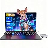 LEEDOW 15,6" FHD Laptop - Celeron N5095 16GB RAM LPDDR4 512GB SSD, Laptop PC Support Touch ID, WiFi5, Bluetooth4.2, USB3.0, Webcam, Backlit Keyboard, Lightweight Computer for Business, School, Work