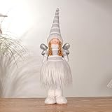 Dedrian11 Angel Decoration Fairy Figurine Elf Ornament, Essential Home & Room Decor,Xmas Tree Decor, Holiday Accent (White)
