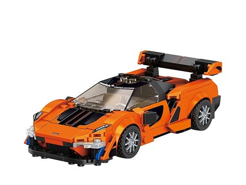 Image of Block Builder McLaren Senna Racing Car Building Block Set. Newly Designed Racing Car Building Blocks for Kids and Adults