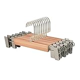 CLIPS ANTIDÉRAPANTS : 2 pinces à pantalon maintiennent les vêtements avec force, dessus avec petites rainures pour une ouverture et une fermeture faciles ; le clip a un rembourrage de protection contre les marques disgracieuses ; glisse facilement pour s'adapter à différentes largeurs de vêtements