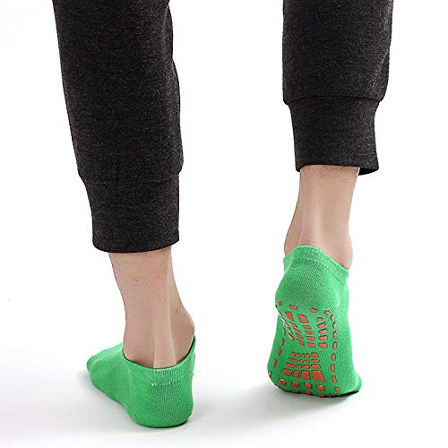 Chaussettes De Yoga Antiderapantes Pour Femme Hommes Femmes Chaussettes De Yoga Chaussette En Coton Antidérapante Respirante Confortable Pour Danse Ballet Sports Fitness-Gl_Enfant-S Cover