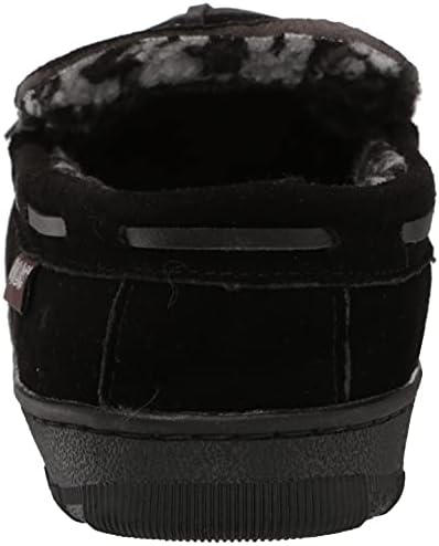 MUK LUKS Men's Paul Slipper, Black, 13 | Image 2