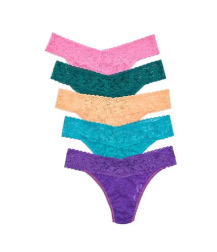 Image of hanky panky 5-PACK Signature Lace Original Rise Thong (48115PK)