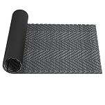 UHOUSEST Heavy Duty Door Mat for Outdoor & Indoor, Non-Slip Absorbent Front Door Mat, Captures Dirt and Water, Durable Rubber Backing, Washable for Entryway, Kitchen - 40x60cm