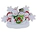 WorldWide Snowman Family of 4 Personalized Ornament