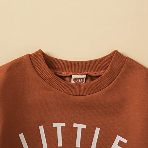 Size 4 Boys Clothes Toddler Infant Baby Boy Girl Fall Clothes Letter Print Sweatshirt Pullover Tops + Infant Sweater3