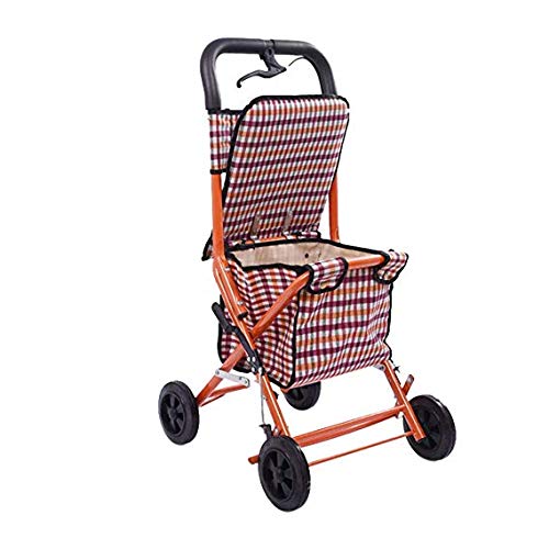 Caddie senior à quatre roues pour faire ses courses sans effort