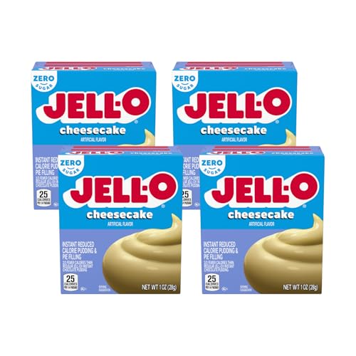 Jell-O Instant Pudding & Pie Filling Mix, Cheesecake Artificially Flavored,
