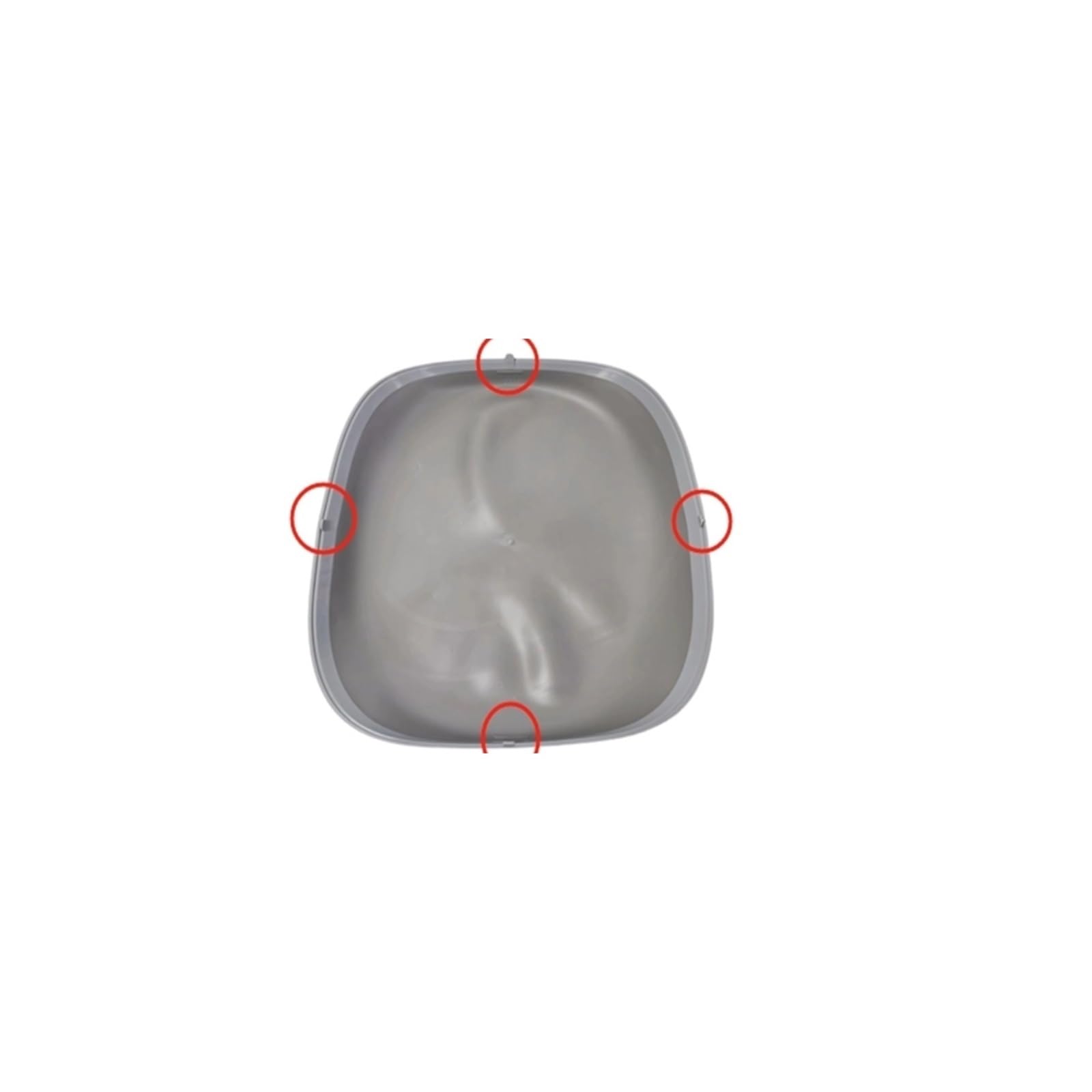 Generico Tappetino Raccoglitore in Silicone per Fondo lettiera Auto