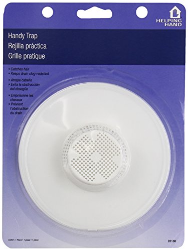Helping Hand Handy Trap Sink Drain Stopper, White